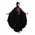 Designer  embroidered Persian Kaftan- Black-pink